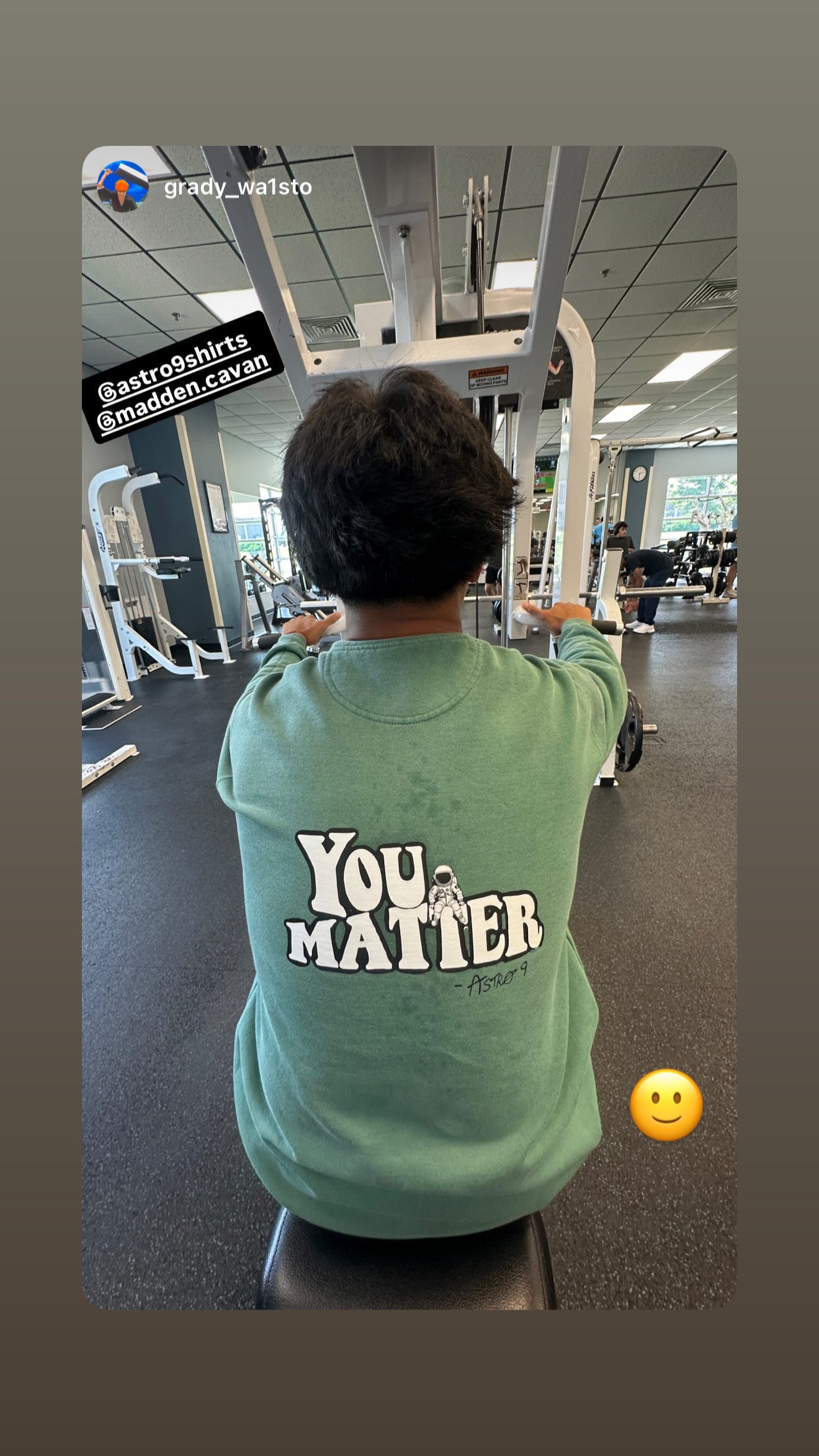 “You Matter” crew neck