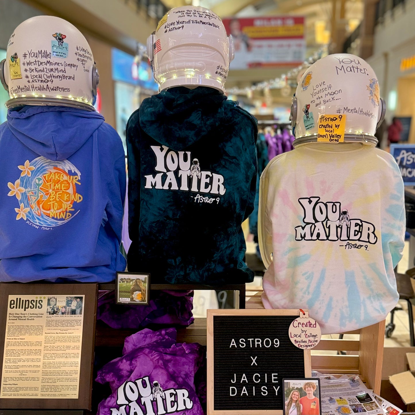 “You Matter” ASTRO 9 — Pastel Tie-Dye Crew