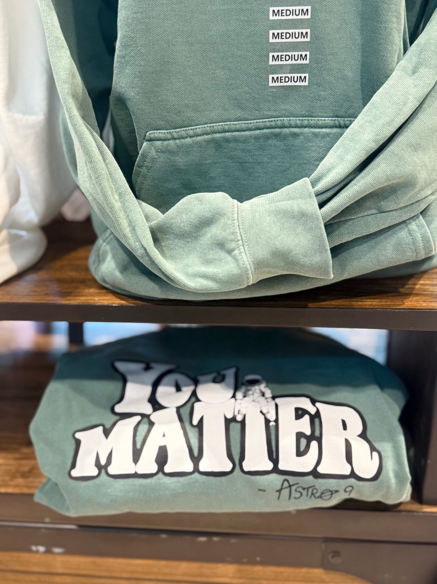 “You Matter” Green Hoodie